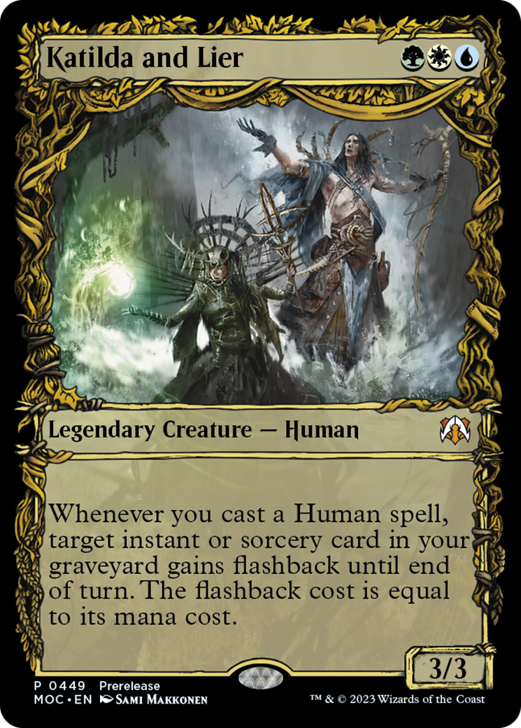 Katilda and Lier (Showcase Planar Booster Fun) [March of the Machine Commander Prerelease Promos] - Magic: The Gathering - Card Brawlers | Quebec | Canada |