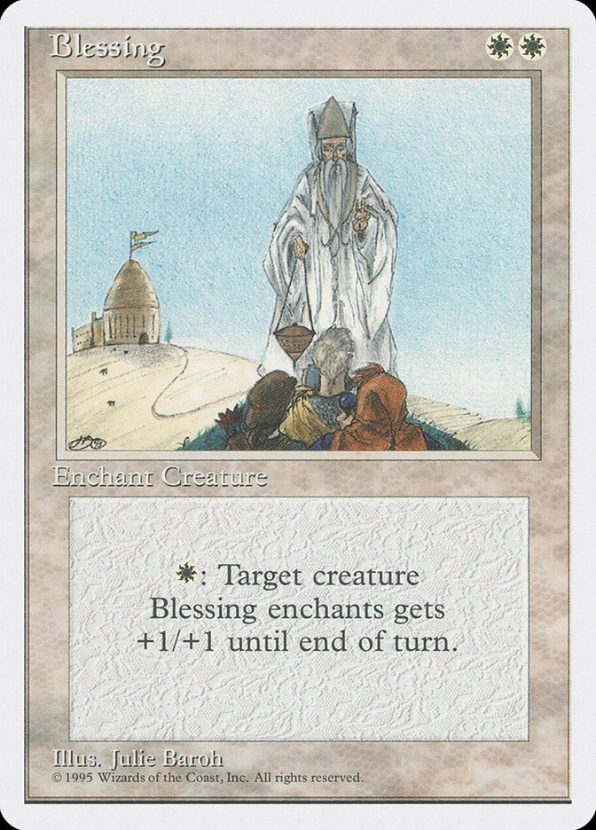 Blessing [Fourth Edition] - Magic: The Gathering - Card Brawlers | Quebec | Canada |