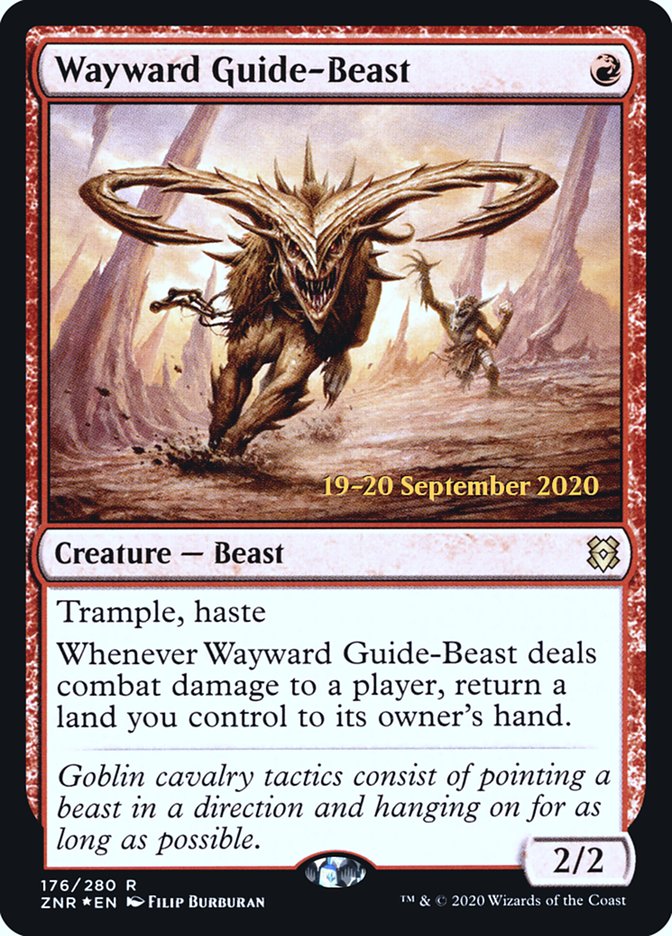 Wayward Guide-Beast [Zendikar Rising Prerelease Promos] - Magic: The Gathering - Card Brawlers | Quebec | Canada |