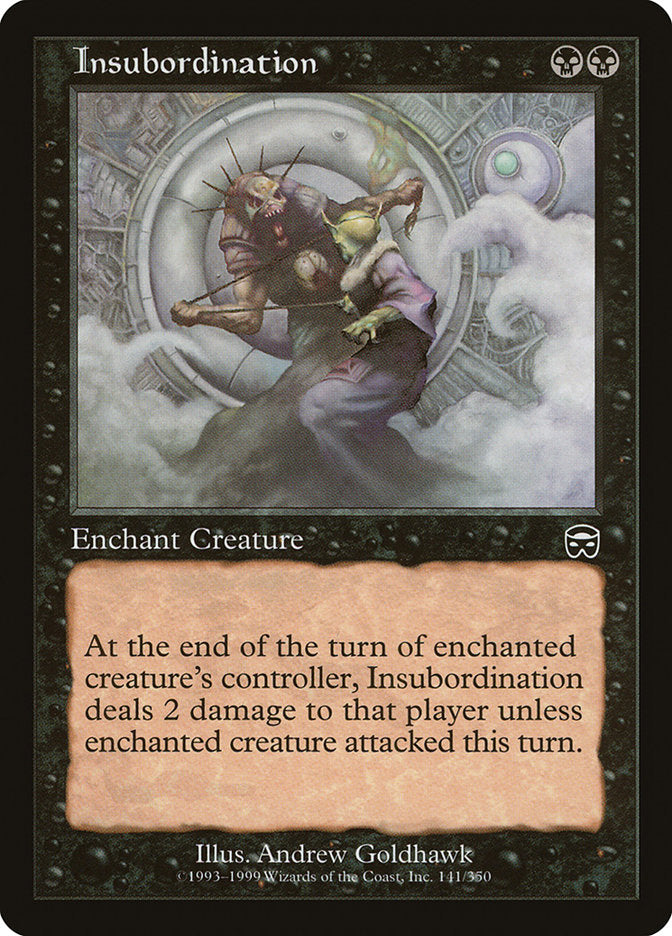 Insubordination [Mercadian Masques] - Magic: The Gathering - Card Brawlers | Quebec | Canada |