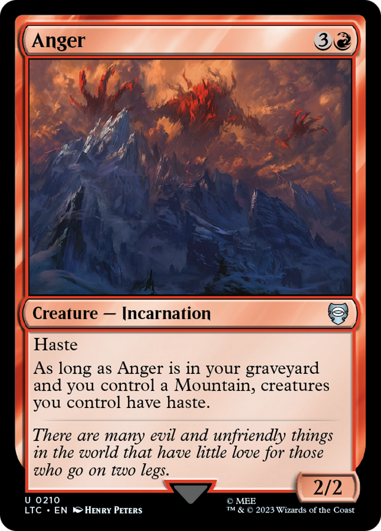 Anger [The Lord of the Rings: Tales of Middle-Earth Commander] - Magic: The Gathering - Card Brawlers | Quebec | Canada |