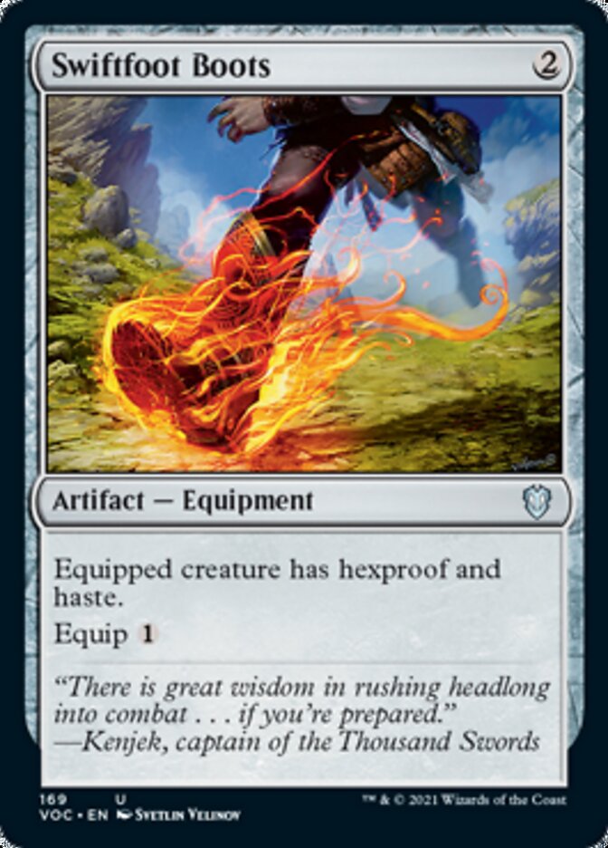 Swiftfoot Boots [Innistrad: Crimson Vow Commander] - Magic: The Gathering - Card Brawlers | Quebec | Canada |
