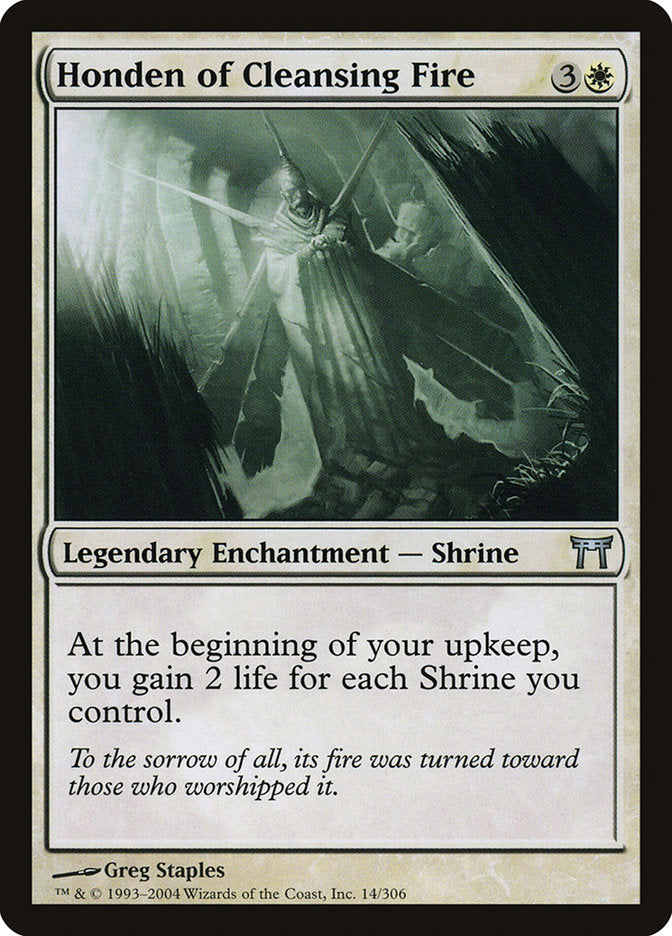 Honden of Cleansing Fire [Champions of Kamigawa] - Magic: The Gathering - Card Brawlers | Quebec | Canada |