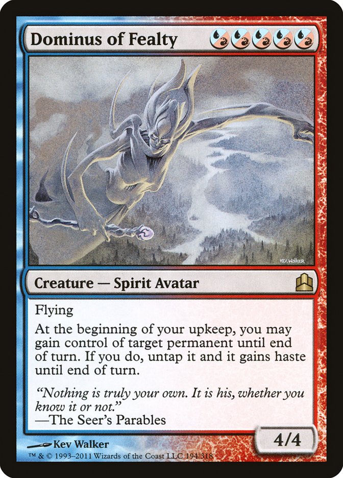 Dominus of Fealty [Commander 2011] - Magic: The Gathering - Card Brawlers | Quebec | Canada |