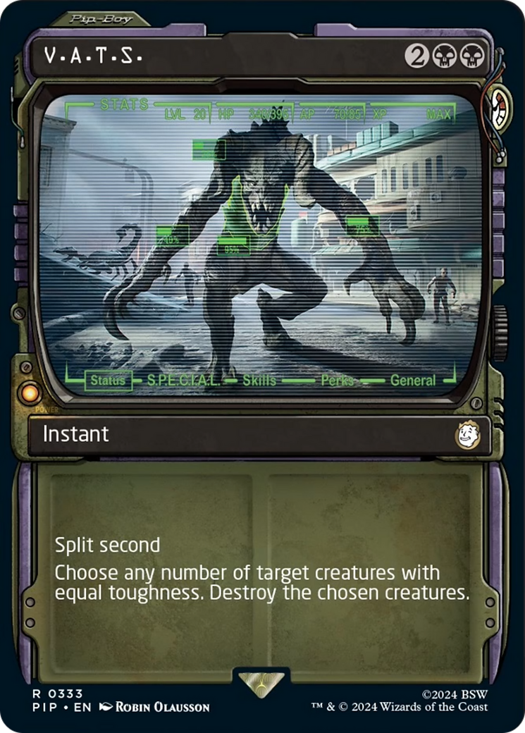 V.A.T.S. (Showcase) [Fallout] - Magic: The Gathering - Card Brawlers | Quebec | Canada |