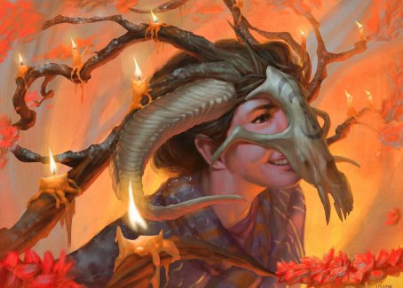 Hedgewitch's Mask Art Card [Innistrad: Midnight Hunt Art Series] - Magic: The Gathering - Card Brawlers | Quebec | Canada |