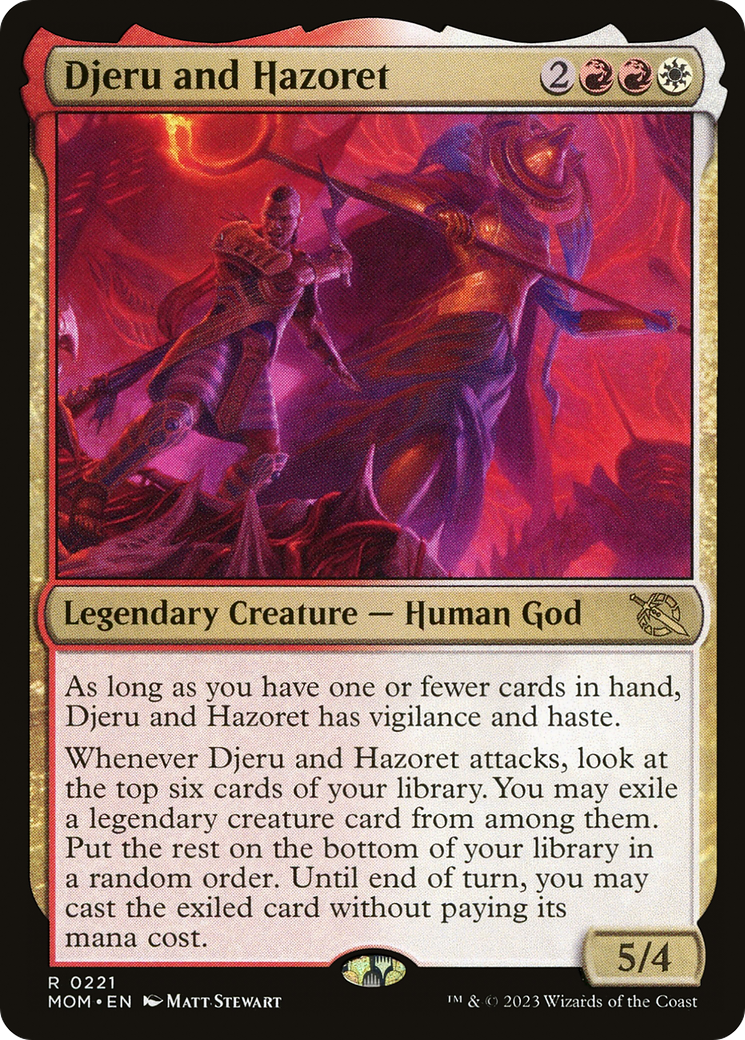 Djeru and Hazoret [March of the Machine] - Magic: The Gathering - Card Brawlers | Quebec | Canada |