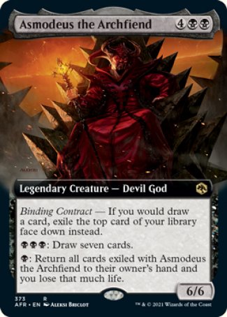 Asmodeus the Archfiend (Extended Art) [Dungeons & Dragons: Adventures in the Forgotten Realms] - Magic: The Gathering - Card Brawlers | Quebec | Canada |