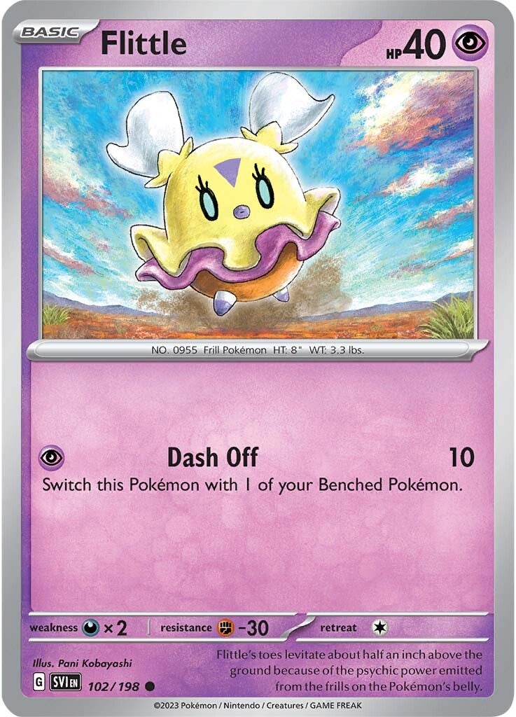 Flittle (102/198) [Scarlet & Violet: Base Set] - Pokémon - Card Brawlers | Quebec | Canada |