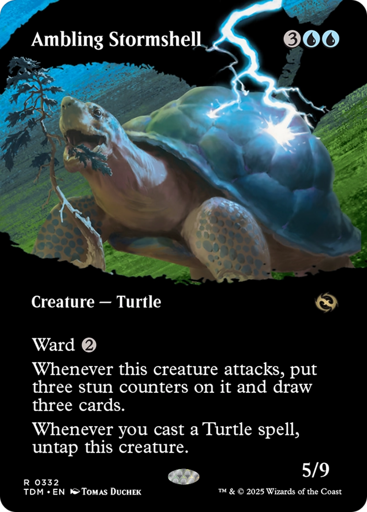 Ambling Stormshell (Borderless) [Tarkir: Dragonstorm] - Magic: The Gathering - Card Brawlers | Quebec | Canada |