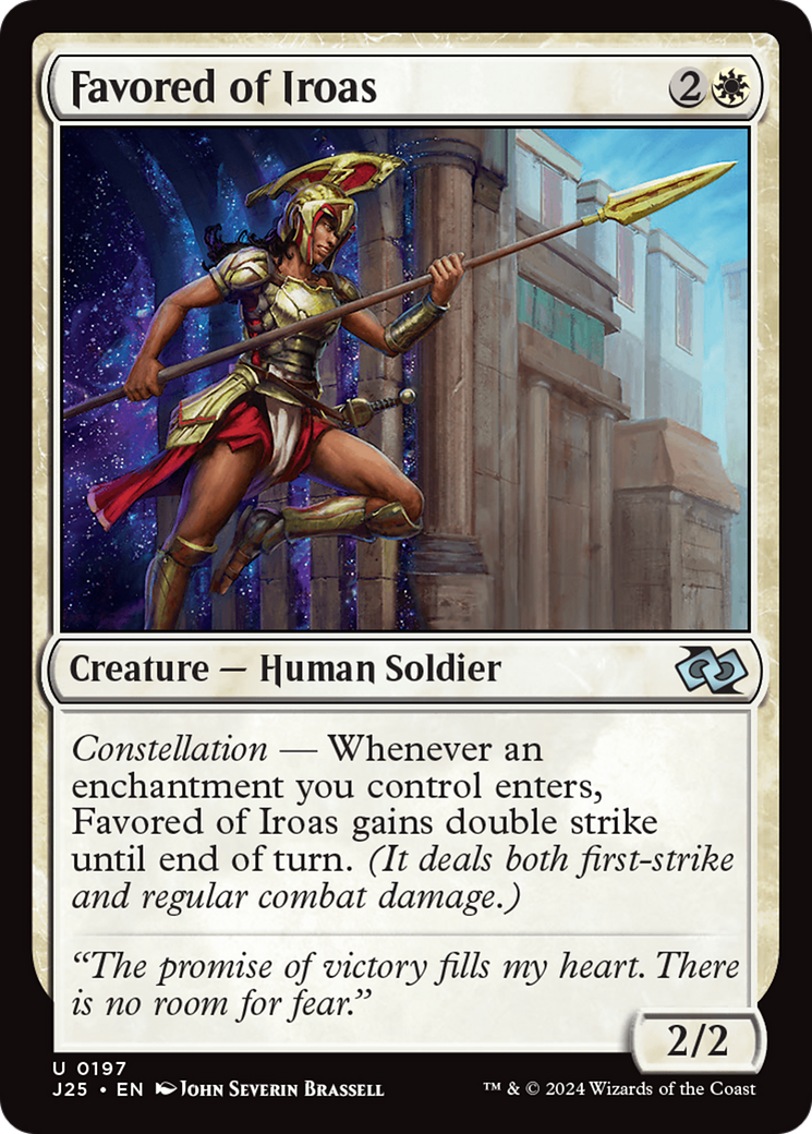 Favored of Iroas [Foundations Jumpstart] - Magic: The Gathering - Card Brawlers | Quebec | Canada |