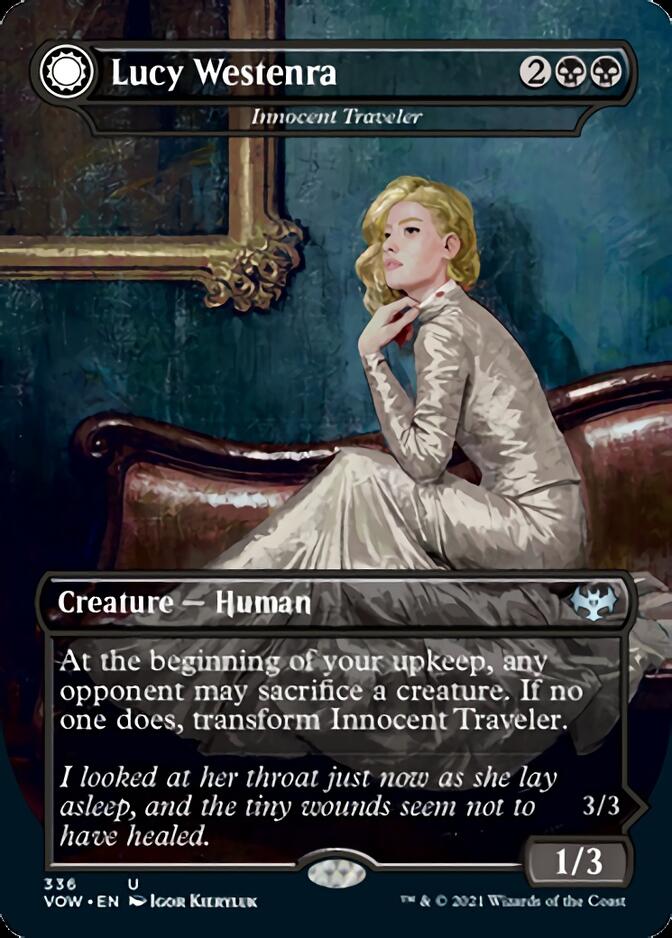 Innocent Traveler // Malicious Invader - Lucy Westenra // Lucy, Arisen Vampire [Innistrad: Crimson Vow] - Magic: The Gathering - Card Brawlers | Quebec | Canada |
