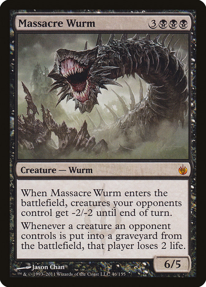 Massacre Wurm [Mirrodin Besieged] - Magic: The Gathering - Card Brawlers | Quebec | Canada |