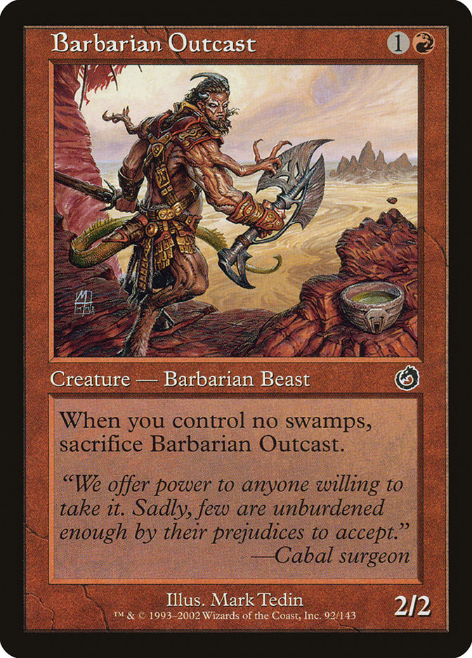 Barbarian Outcast [Torment] - Magic: The Gathering - Card Brawlers | Quebec | Canada |