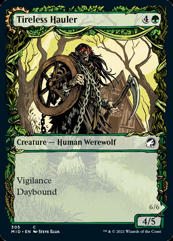 Tireless Hauler // Dire-Strain Brawler (Showcase Equinox) [Innistrad: Midnight Hunt] - Magic: The Gathering - Card Brawlers | Quebec | Canada |