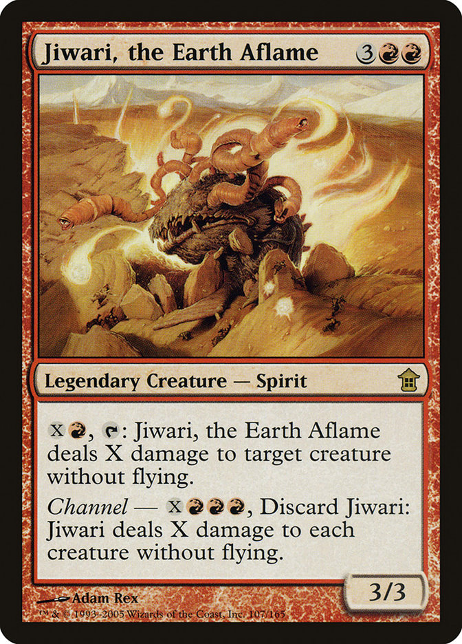 Jiwari, the Earth Aflame [Saviors of Kamigawa] - Magic: The Gathering - Card Brawlers | Quebec | Canada |