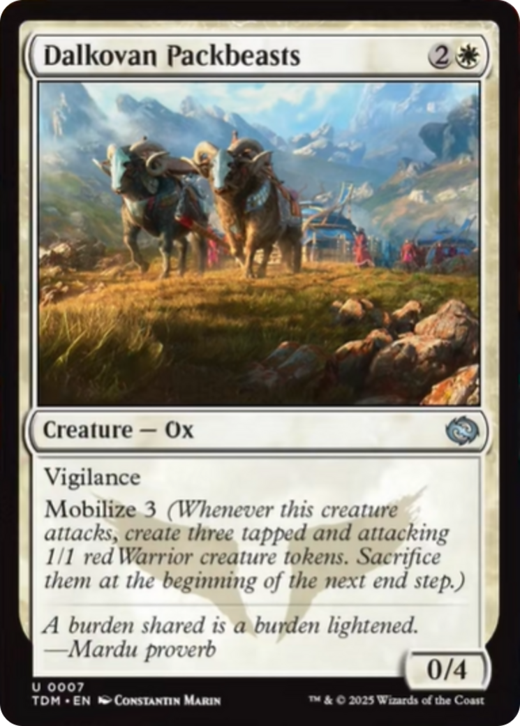 Dalkovan Packbeasts [Tarkir: Dragonstorm] - Magic: The Gathering - Card Brawlers | Quebec | Canada |