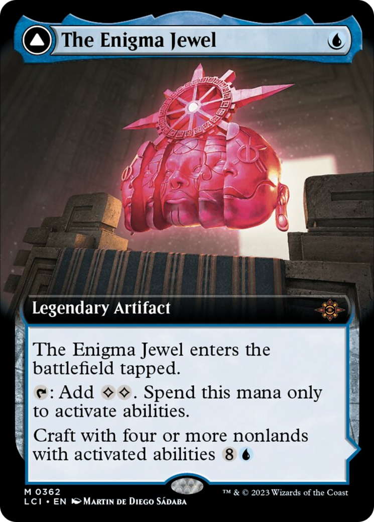 The Enigma Jewel // Locus of Enlightenment (Extended Art) [The Lost Caverns of Ixalan] - Magic: The Gathering - Card Brawlers | Quebec | Canada |