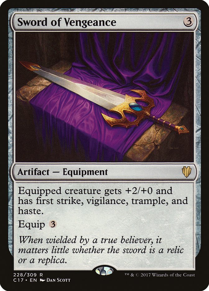 Sword of Vengeance [Commander 2017] - Magic: The Gathering - Card Brawlers | Quebec | Canada |