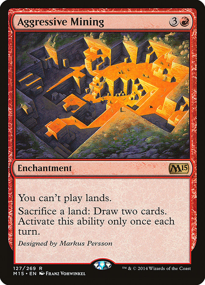 Aggressive Mining [Magic 2015] - Magic: The Gathering - Card Brawlers | Quebec | Canada |