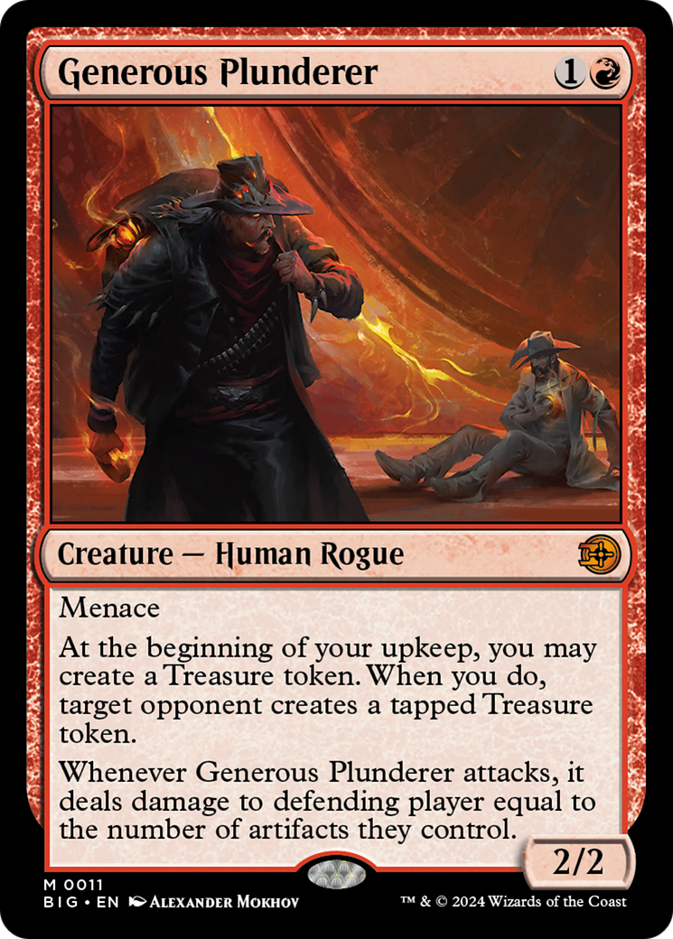Generous Plunderer [Outlaws of Thunder Junction: The Big Score] - Magic: The Gathering - Card Brawlers | Quebec | Canada |