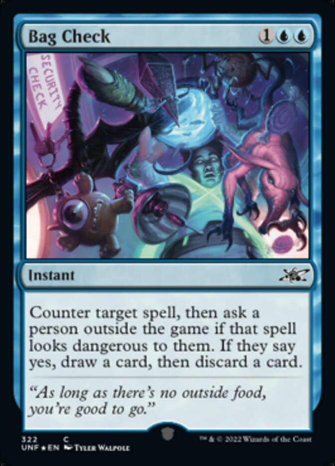 Bag Check (Galaxy Foil) [Unfinity] - Magic: The Gathering - Card Brawlers | Quebec | Canada |