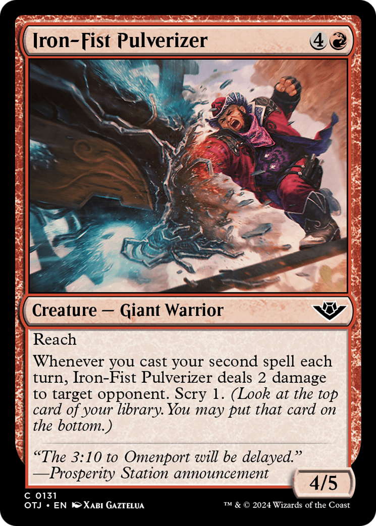 Iron-Fist Pulverizer [Outlaws of Thunder Junction] - Magic: The Gathering - Card Brawlers | Quebec | Canada |
