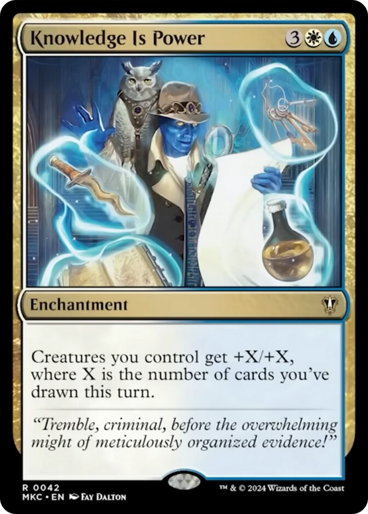 Knowledge is Power [Murders at Karlov Manor Commander] - Magic: The Gathering - Card Brawlers | Quebec | Canada |