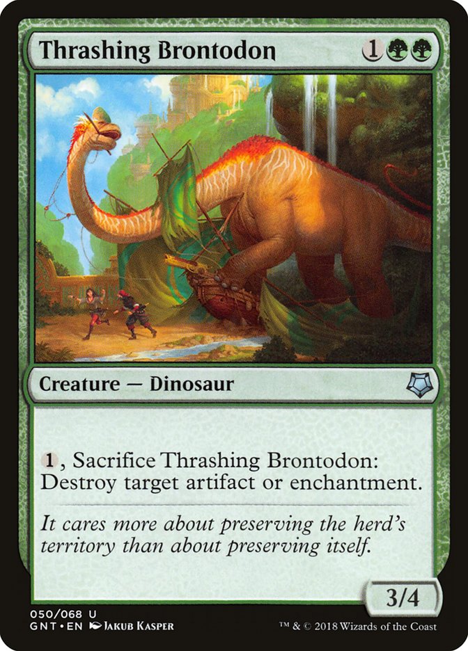 Thrashing Brontodon [Game Night 2018] - Magic: The Gathering - Card Brawlers | Quebec | Canada |