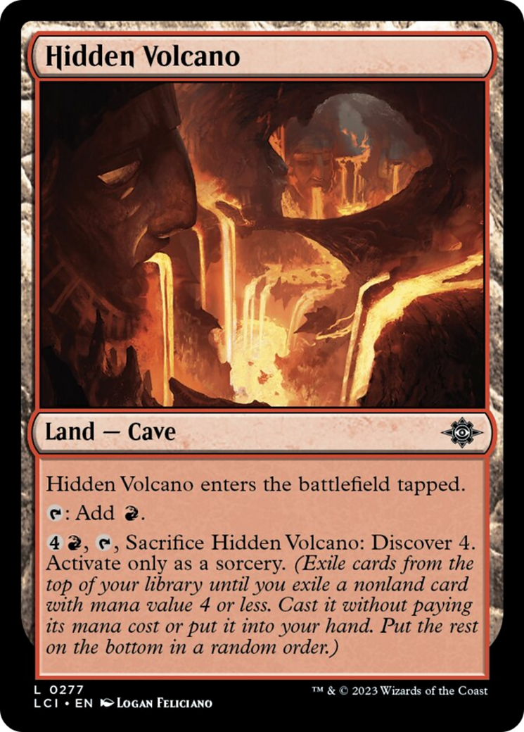 Hidden Volcano [The Lost Caverns of Ixalan] - Magic: The Gathering - Card Brawlers | Quebec | Canada |