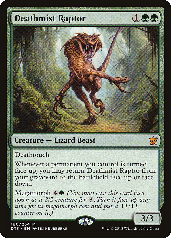 Deathmist Raptor [Dragons of Tarkir] - Magic: The Gathering - Card Brawlers | Quebec | Canada |