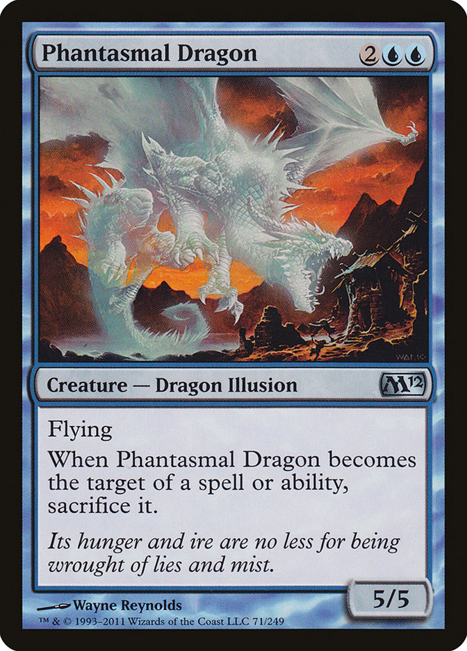 Phantasmal Dragon [Magic 2012] - Magic: The Gathering - Card Brawlers | Quebec | Canada |