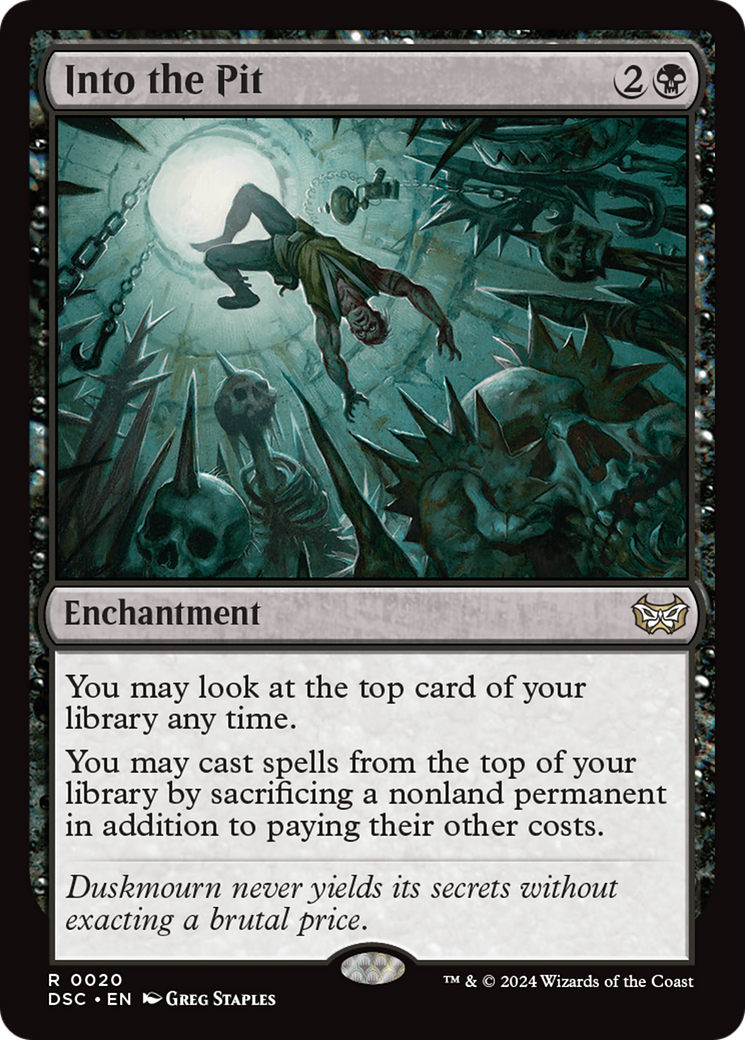 Into the Pit [Duskmourn: House of Horror Commander] - Magic: The Gathering - Card Brawlers | Quebec | Canada |