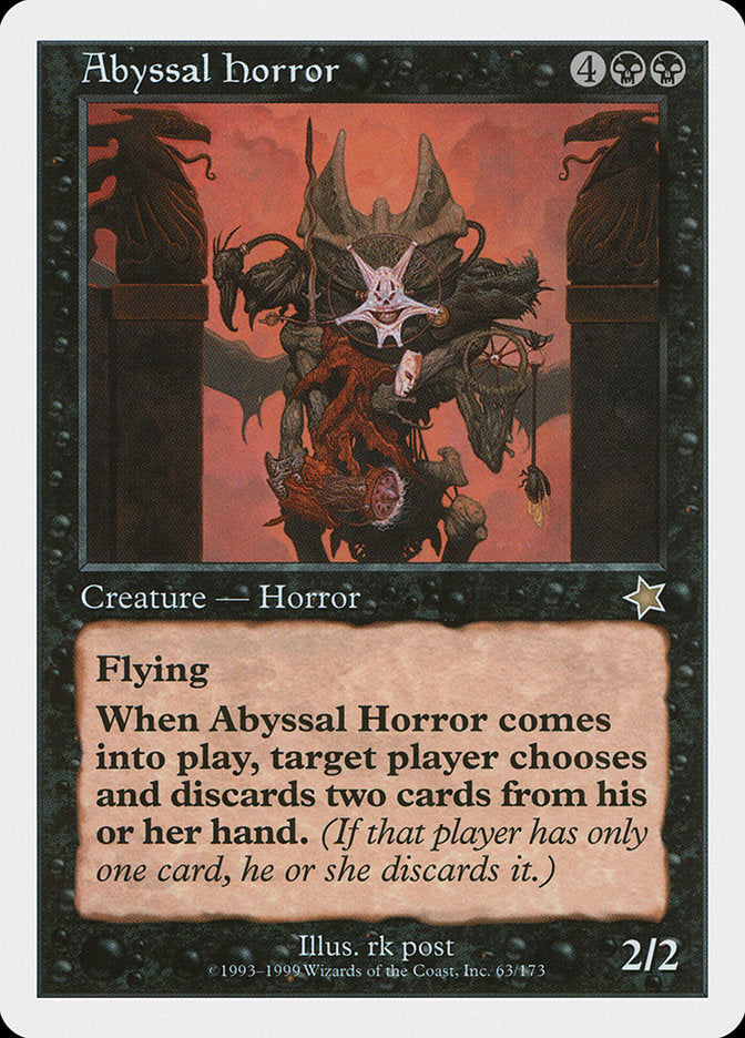 Abyssal Horror [Starter 1999] - Magic: The Gathering - Card Brawlers | Quebec | Canada |