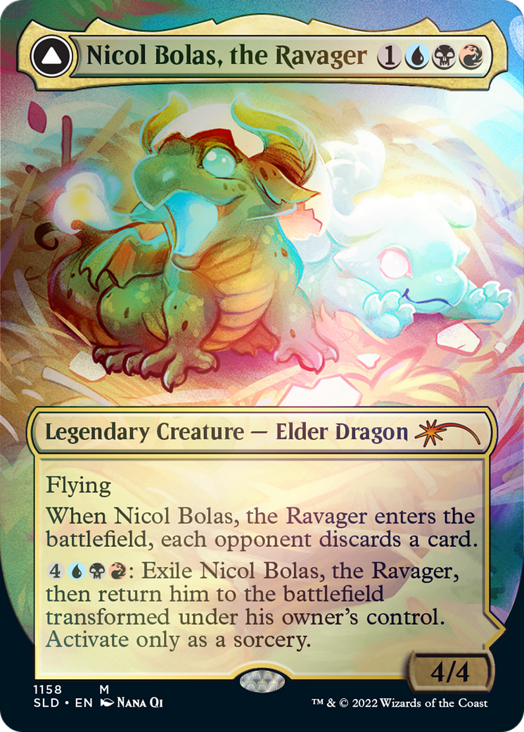 Nicol Bolas, the Ravager // Nicol Bolas, the Arisen (Borderless) [Secret Lair: From Cute to Brute] - Magic: The Gathering - Card Brawlers | Quebec | Canada |