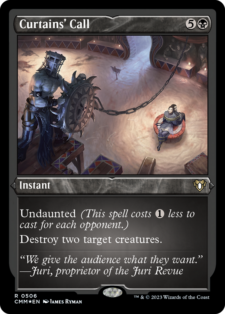 Curtains' Call (Foil Etched) [Commander Masters] - Magic: The Gathering - Card Brawlers | Quebec | Canada |