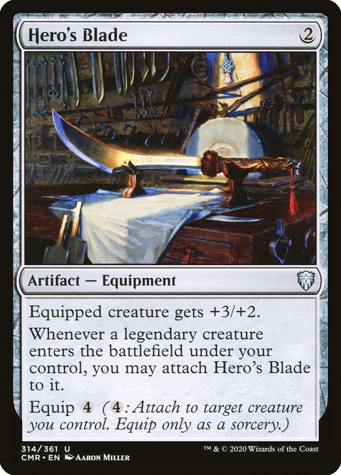 Hero's Blade (314) [Commander Legends] - Magic: The Gathering - Card Brawlers | Quebec | Canada |