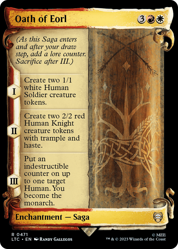 Oath of Eorl [The Lord of the Rings: Tales of Middle-Earth Commander Showcase Scrolls] - Magic: The Gathering - Card Brawlers | Quebec | Canada |