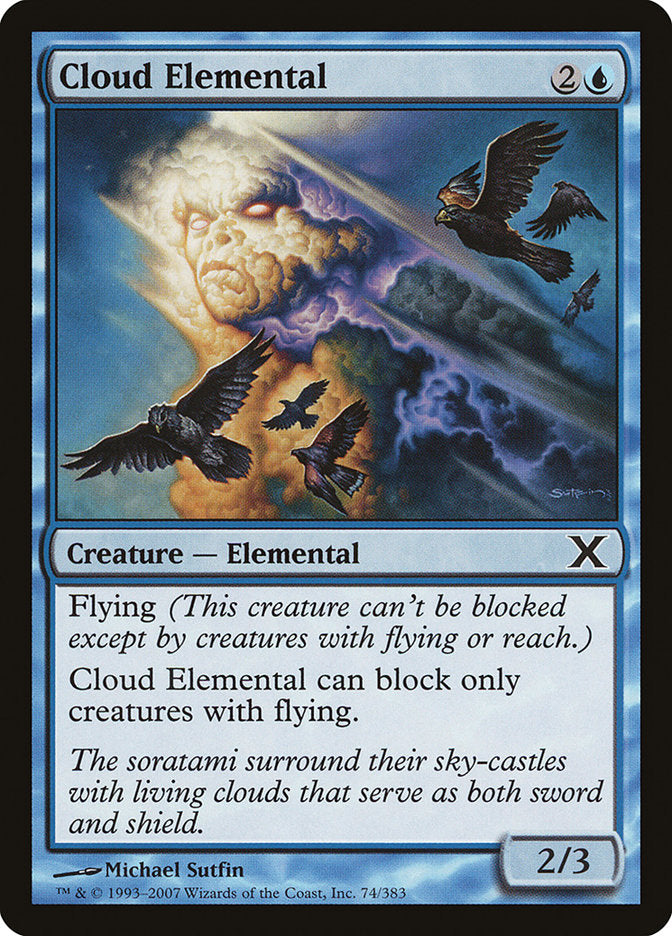 Cloud Elemental [Tenth Edition] - Magic: The Gathering - Card Brawlers | Quebec | Canada |