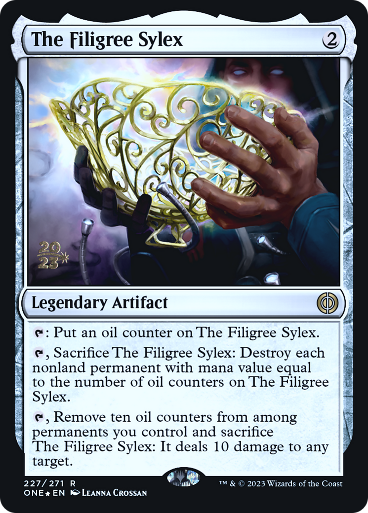 The Filigree Sylex [Phyrexia: All Will Be One Prerelease Promos] - Magic: The Gathering - Card Brawlers | Quebec | Canada |