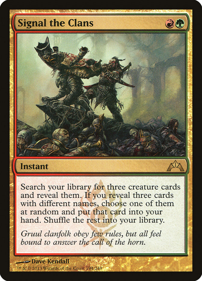 Signal the Clans [Gatecrash] - Magic: The Gathering - Card Brawlers | Quebec | Canada |