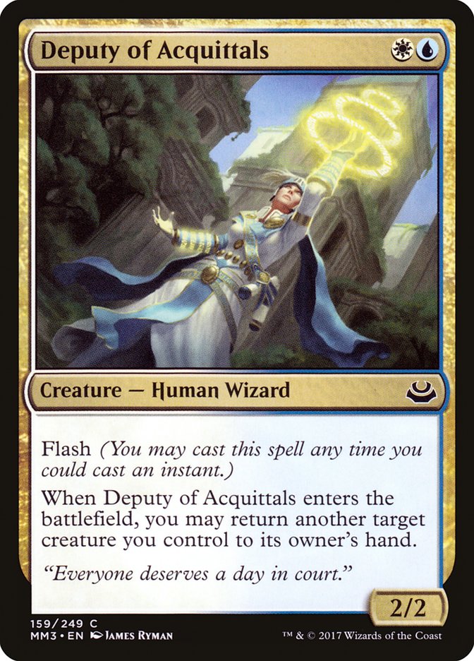 Deputy of Acquittals [Modern Masters 2017] - Magic: The Gathering - Card Brawlers | Quebec | Canada |