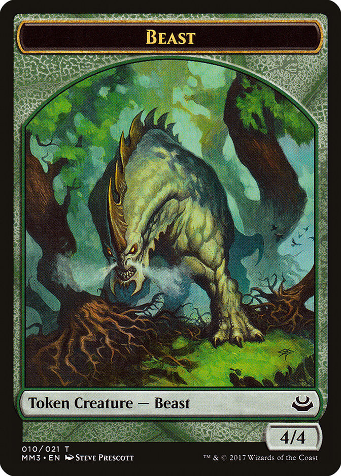 Beast Token (010/021) [Modern Masters 2017 Tokens] - Magic: The Gathering - Card Brawlers | Quebec | Canada |