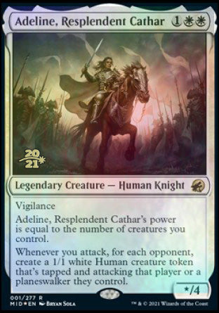 Adeline, Resplendent Cathar [Innistrad: Midnight Hunt Prerelease Promos] - Magic: The Gathering - Card Brawlers | Quebec | Canada |