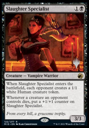 Slaughter Specialist (Promo Pack) [Innistrad: Midnight Hunt Promos] - Magic: The Gathering - Card Brawlers | Quebec | Canada |
