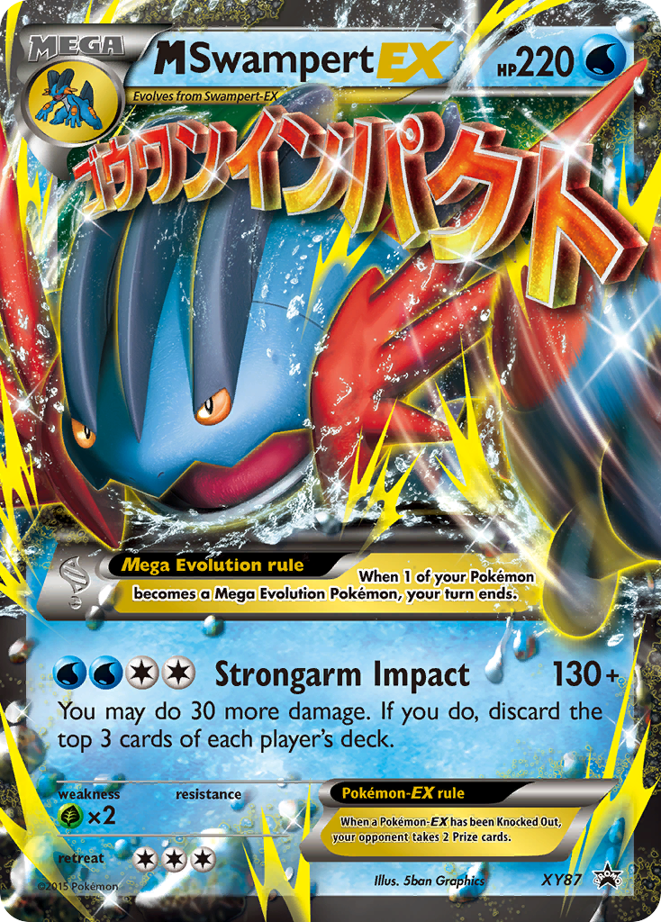 M Swampert EX (XY87) [XY: Black Star Promos] - Pokémon - Card Brawlers | Quebec | Canada |