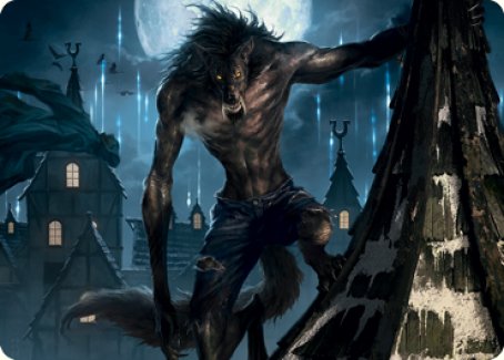 Stalking Predator Art Card [Innistrad: Midnight Hunt Art Series] - Magic: The Gathering - Card Brawlers | Quebec | Canada |