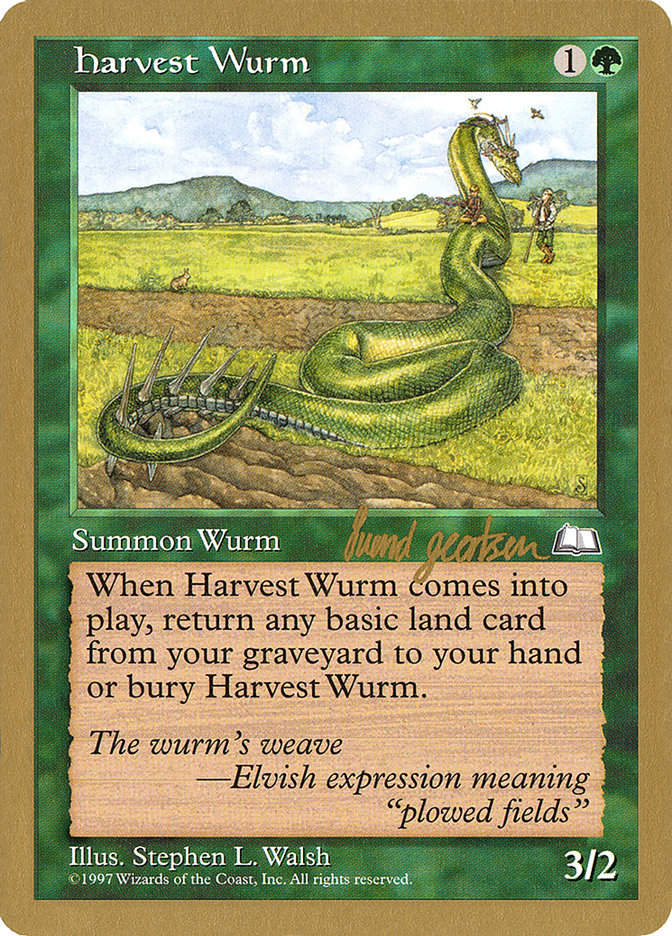 Harvest Wurm (Svend Geertsen) [World Championship Decks 1997] - Magic: The Gathering - Card Brawlers | Quebec | Canada |