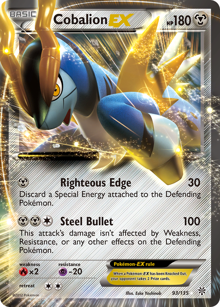 Cobalion EX (93/135) [Black & White: Plasma Storm] - Pokémon - Card Brawlers | Quebec | Canada |