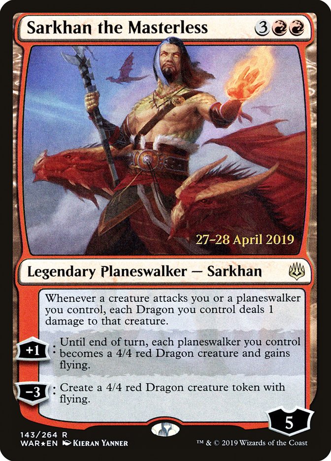 Sarkhan the Masterless [War of the Spark Prerelease Promos] - Magic: The Gathering - Card Brawlers | Quebec | Canada |
